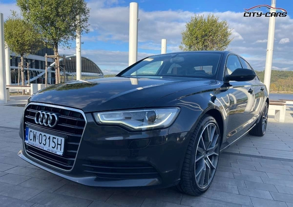 Audi A6 cena 77600 przebieg: 215000, rok produkcji 2014 z Sejny małe 529